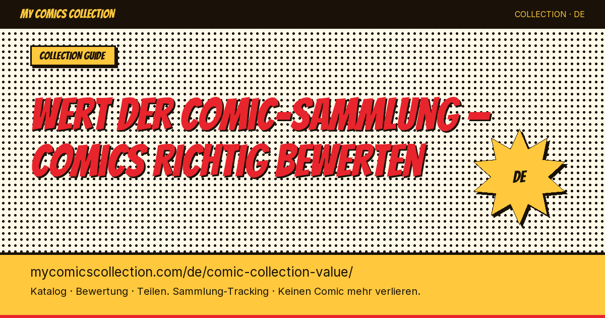 Deine Comic-Sammlung bewerten:Methoden und Tools — Seitenillustration