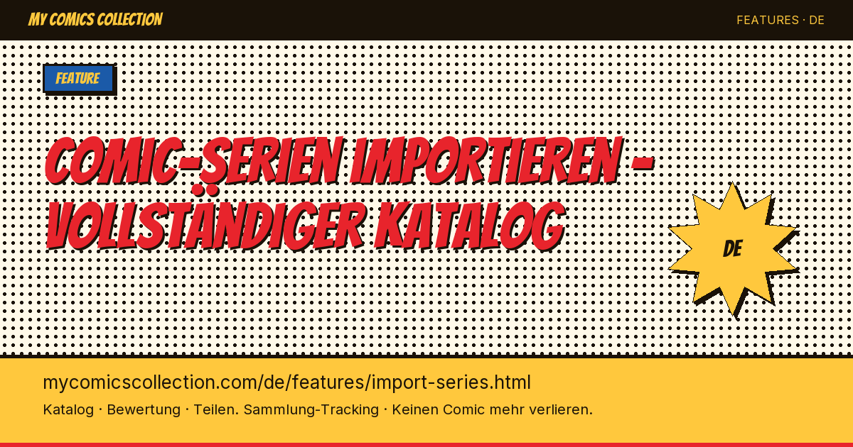Komplette Serien importieren mit einem Klick — Seitenillustration