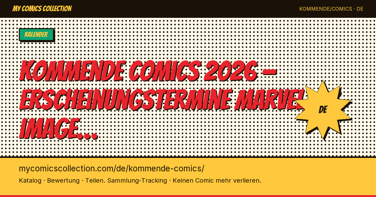 Kommende ComicsNächste US-Veröffentlichungen — Seitenillustration