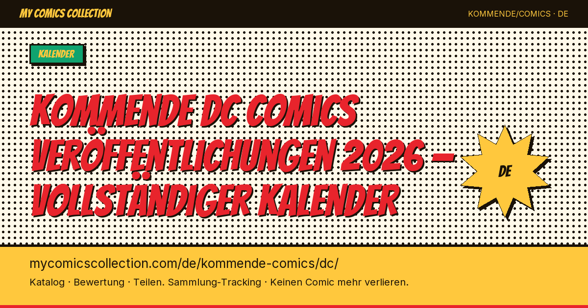Kommende DC Comics Veröffentlichungen — Seitenillustration