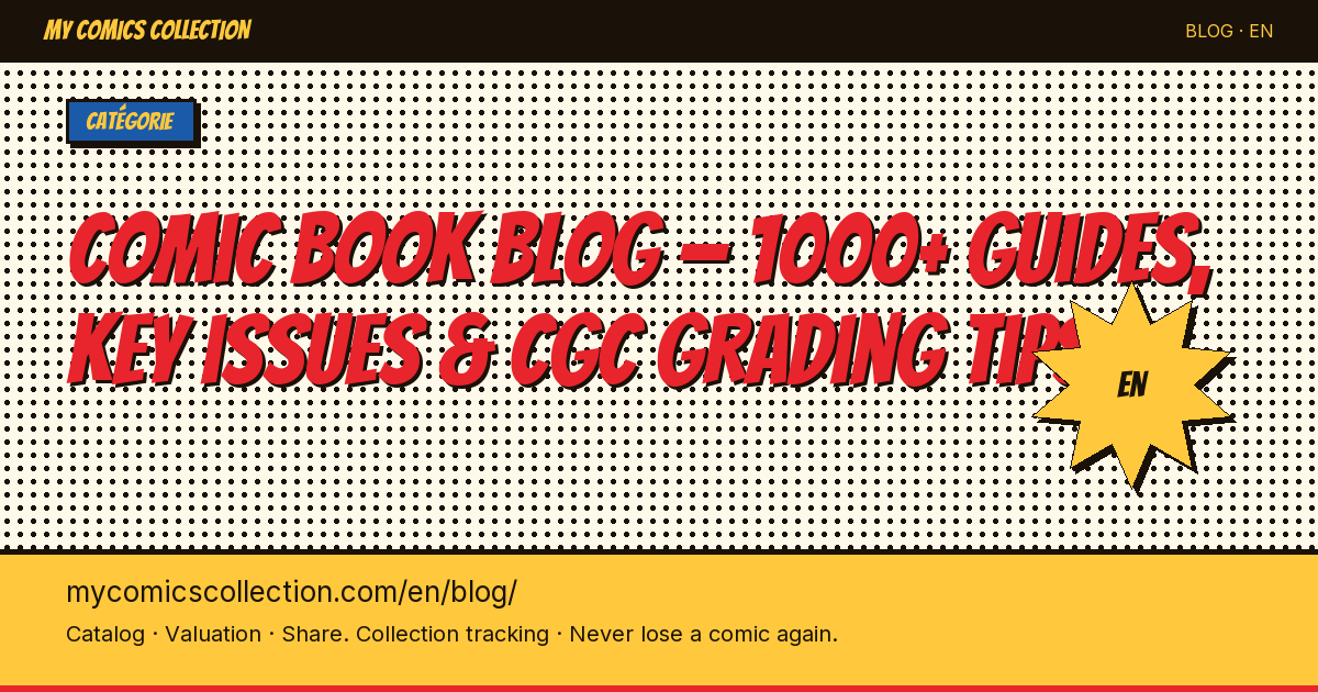 The Comic Book Collector's Blog — page illustration