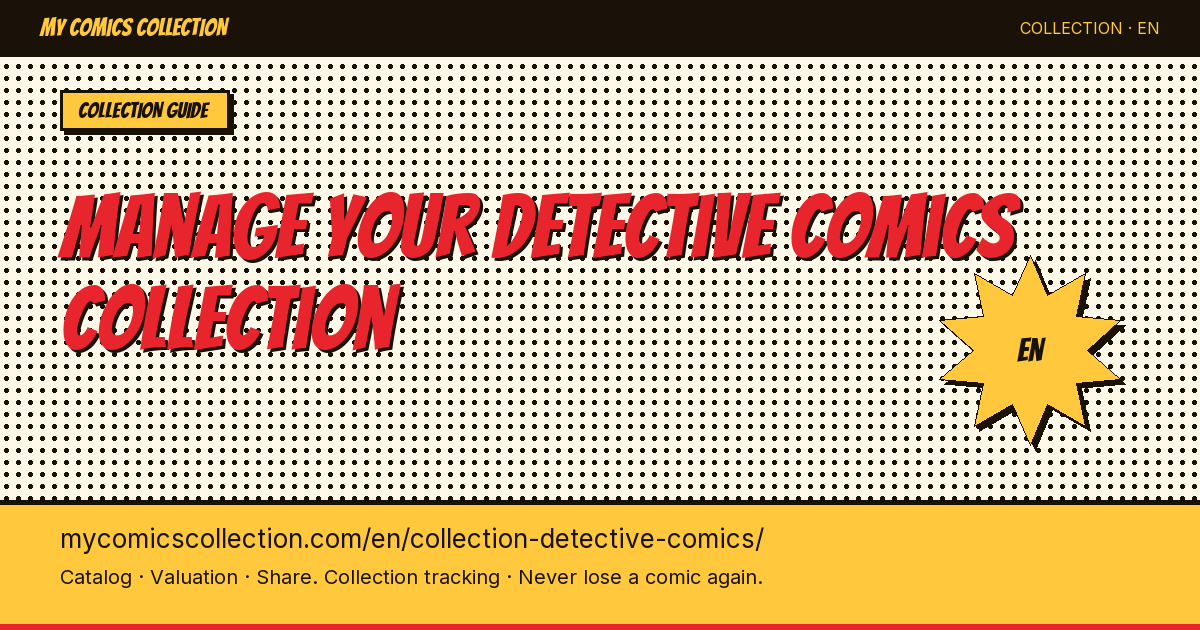1,000+ Detective Comics issues — do you really know what you own? — page illustration
