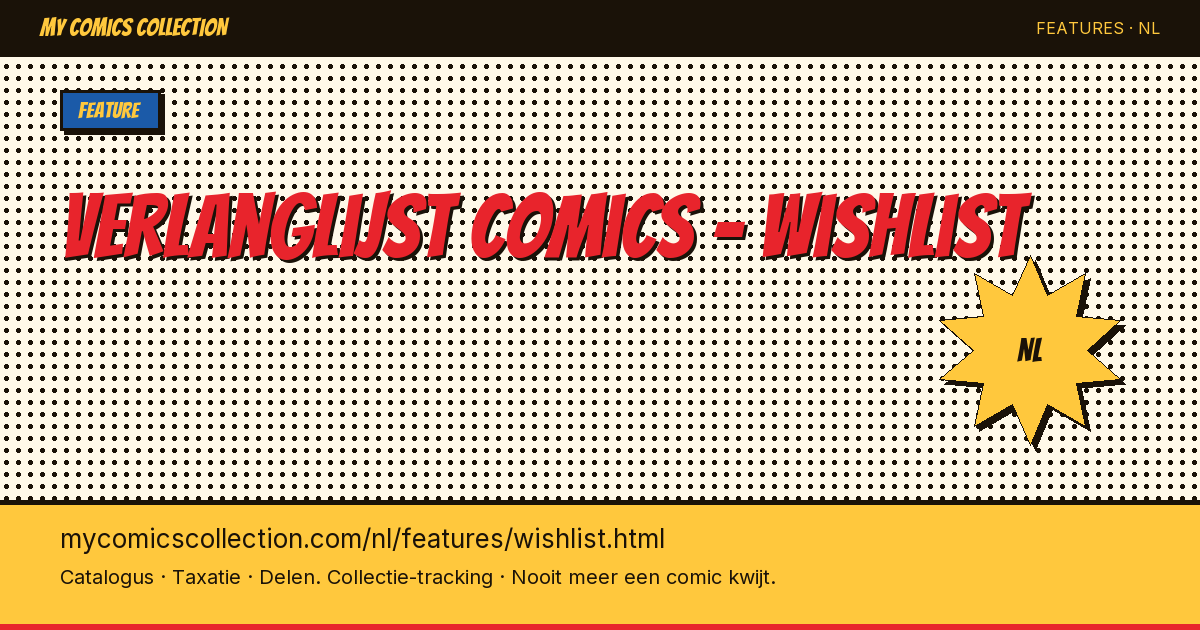 Verlanglijst — Mis Nooit Meer een Nummer — pagina illustratie