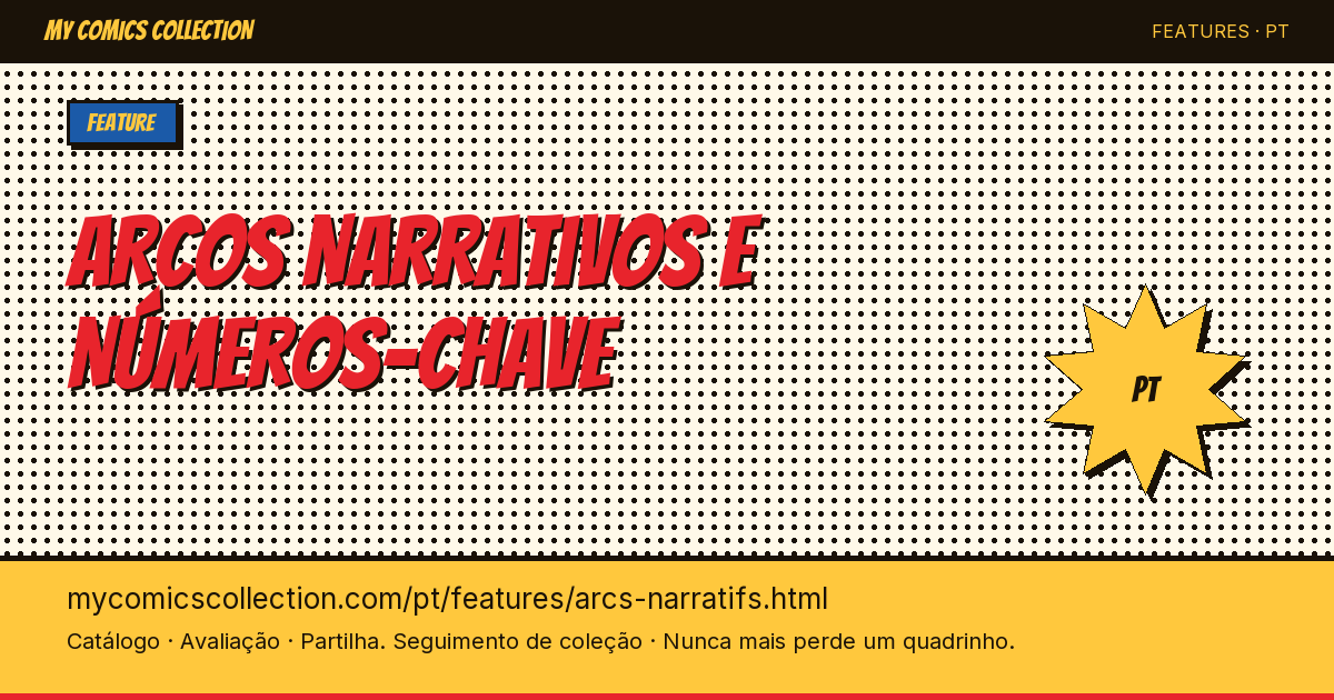 Arcos Narrativos e Números-Chave — Siga as Grandes Sagas — ilustração da página
