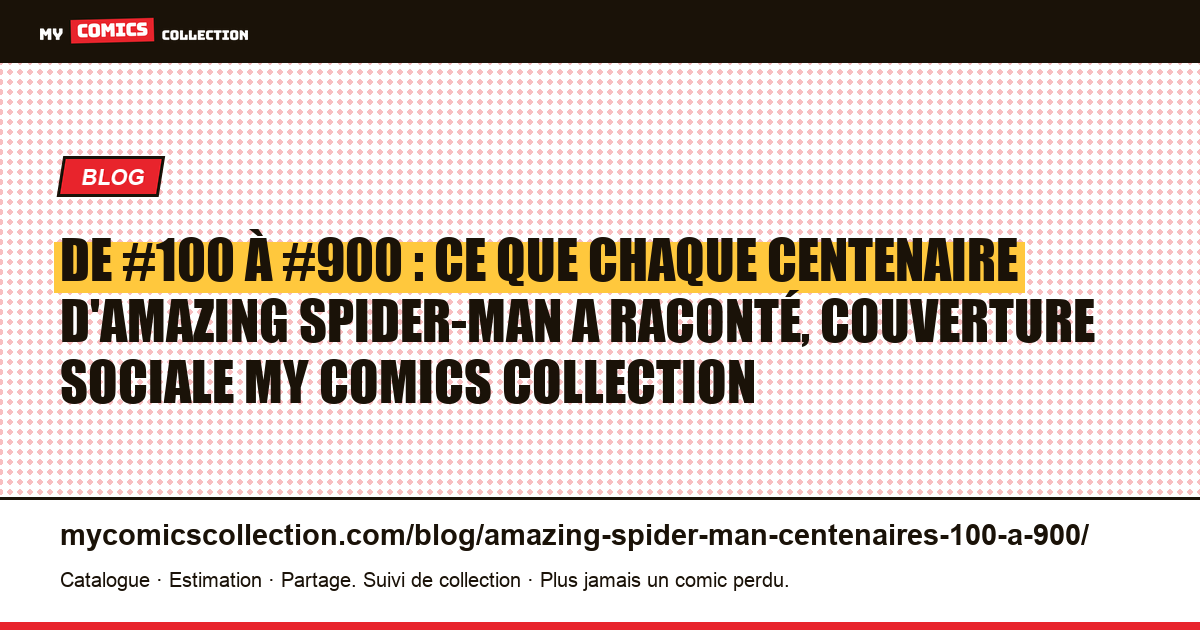 De #100 à #900 : ce que chaque centenaire d'Amazing Spider-Man a raconté, illustration article