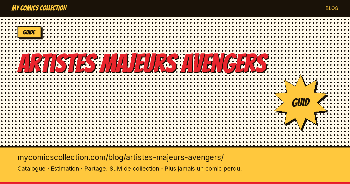 Artistes majeurs d'Avengers — illustration article