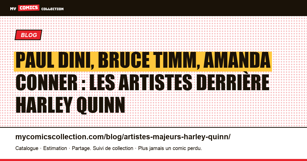 Les artistes qui ont créé et façonné Harley Quinn, illustration article