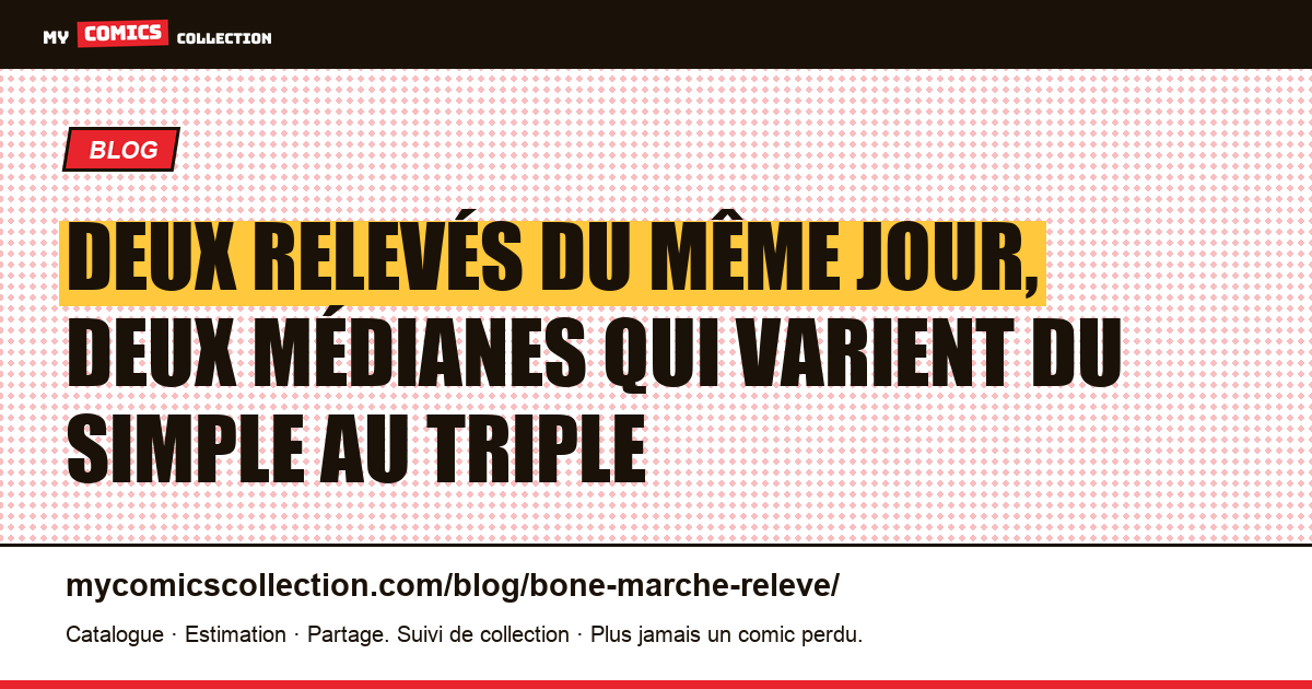 Deux relevés du même jour, deux médianes qui varient du simple au triple — illustration article