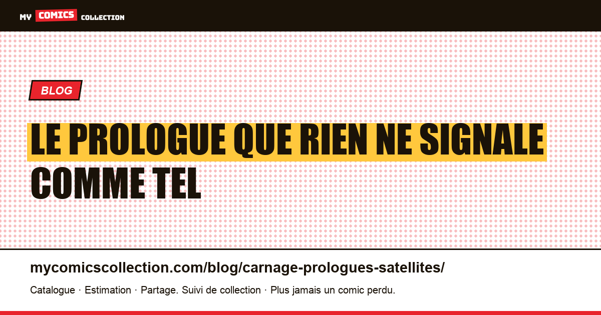 Le prologue que rien ne signale comme tel — illustration article