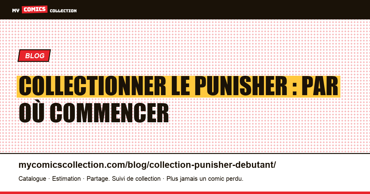 Collectionner le Punisher : le guide du débutant, illustration article