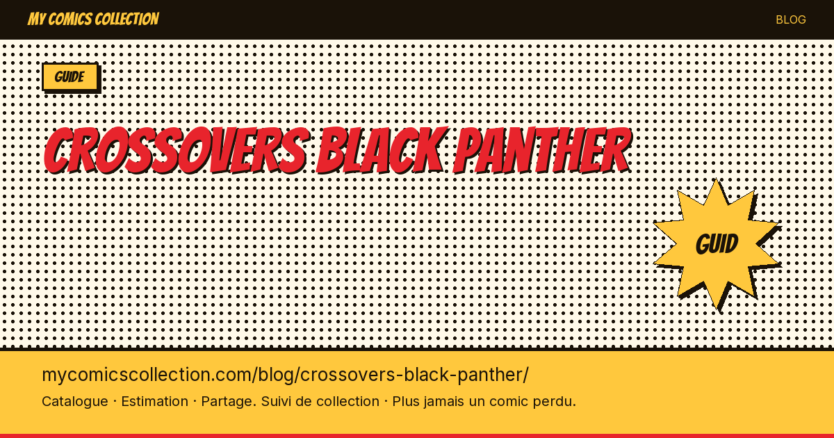 Crossovers de Black Panther — illustration article