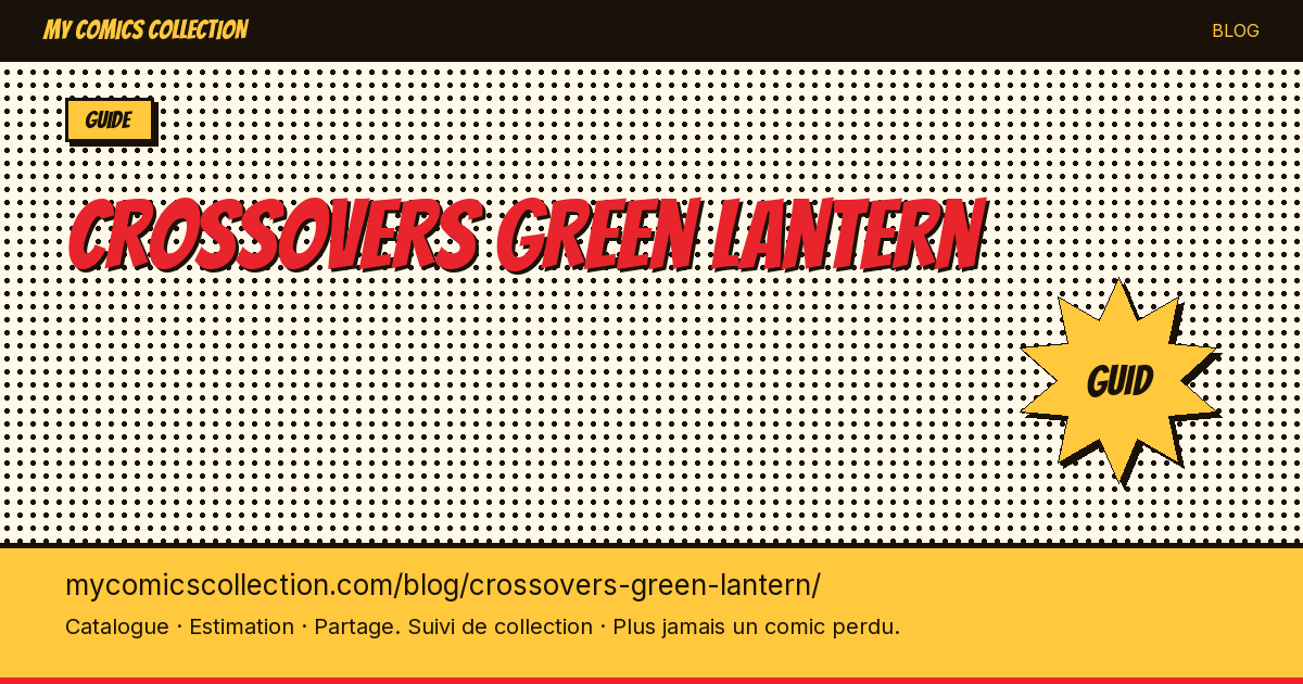 Crossovers de Green Lantern — illustration article