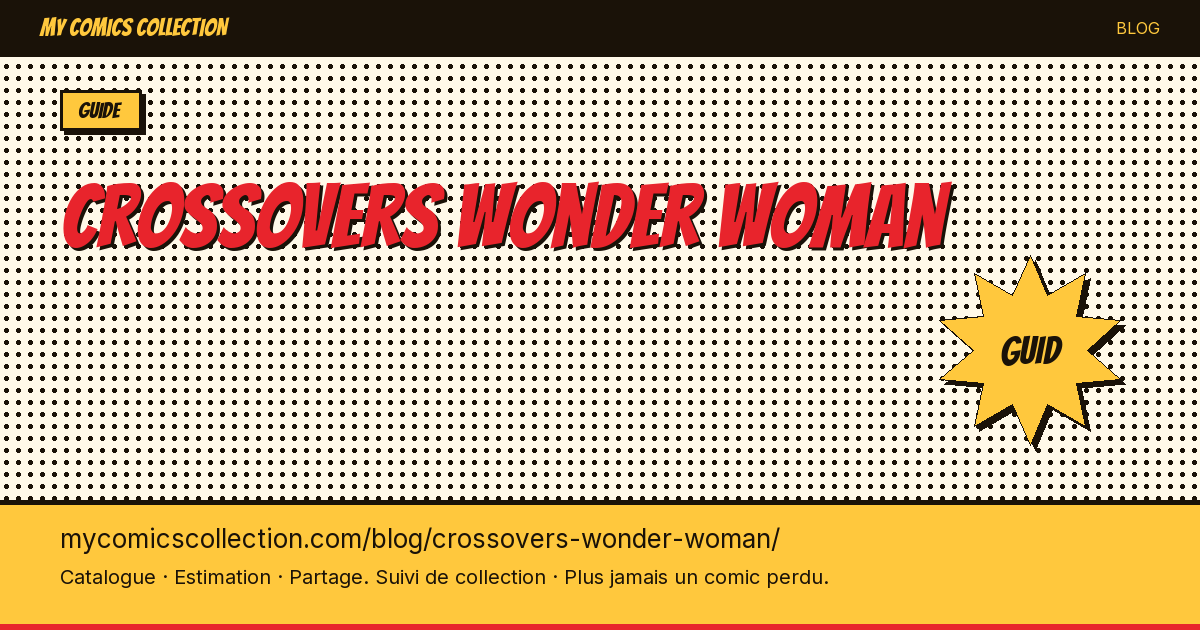 Crossovers de Wonder Woman — illustration article