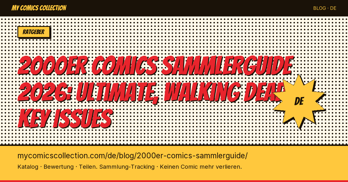 2000er Comics sammeln: unterschätzte Dekade, unterschätzte Key Issues — Artikel-Illustration