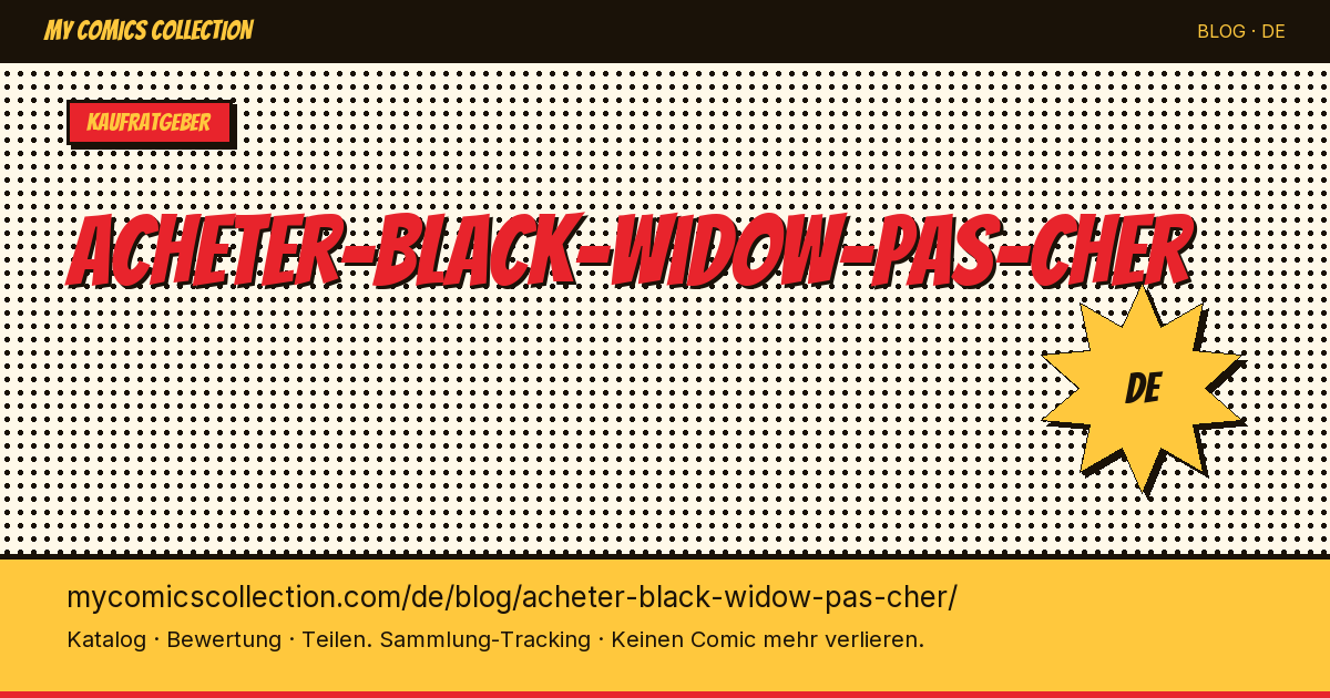 Black Widow günstig kaufen — Artikelillustration