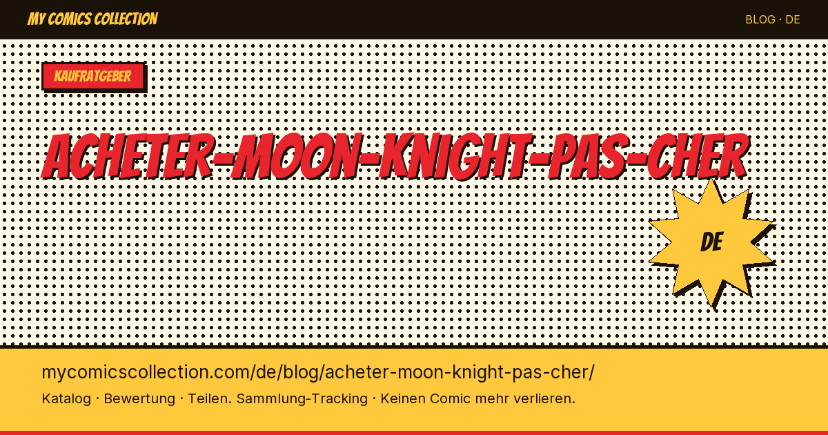 Moon Knight günstig kaufen — Artikelillustration