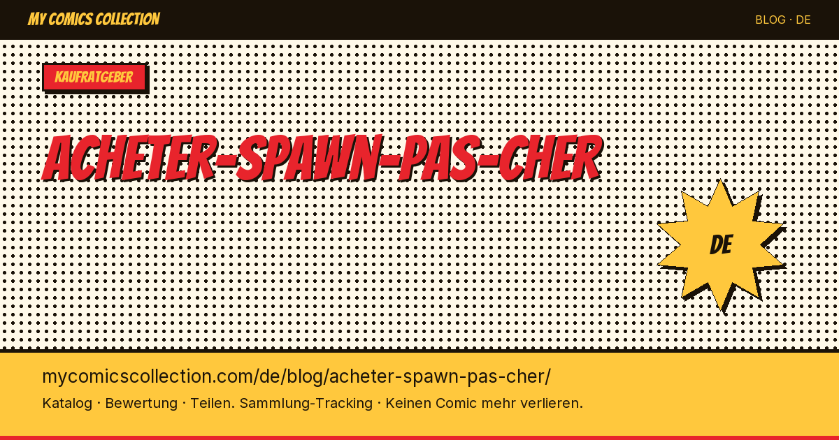 Spawn günstig kaufen — Artikelillustration