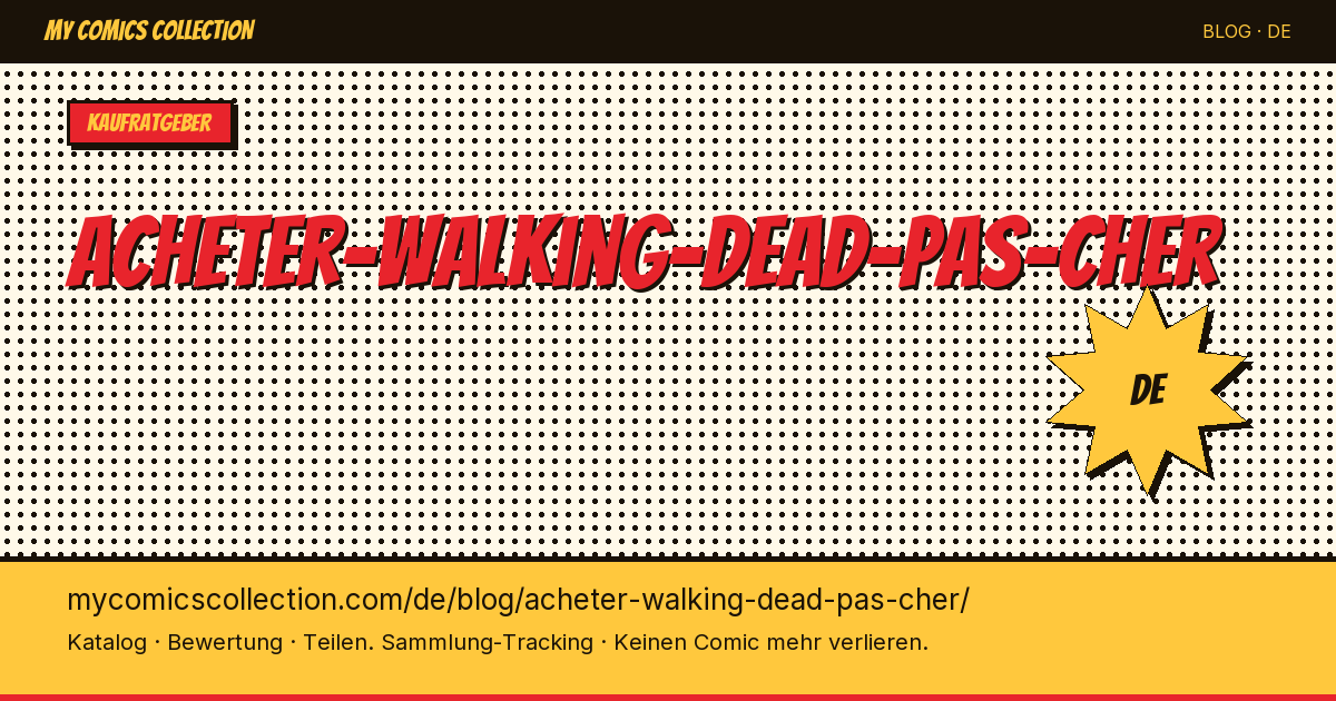 The Walking Dead günstig kaufen — Artikelillustration