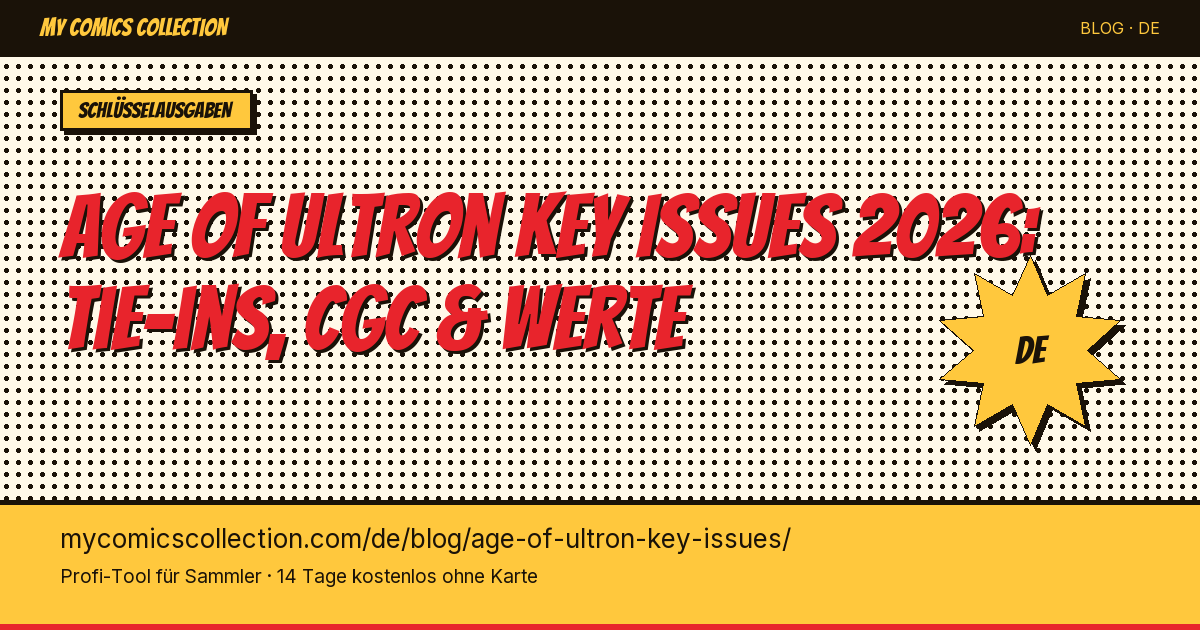 Age of Ultron Key Issues: Marvels Event-Serie 2013 — Artikel-Illustration
