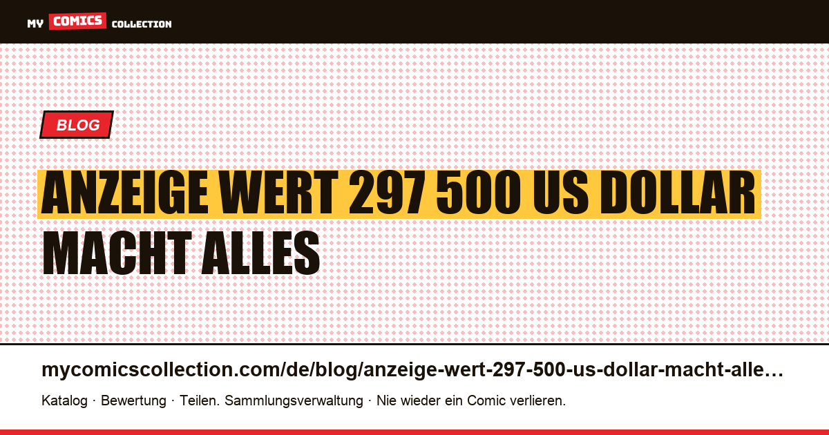 Eine Anzeige im Wert von 297.500 US-Dollar macht alles andere unleserlich — Artikelillustration