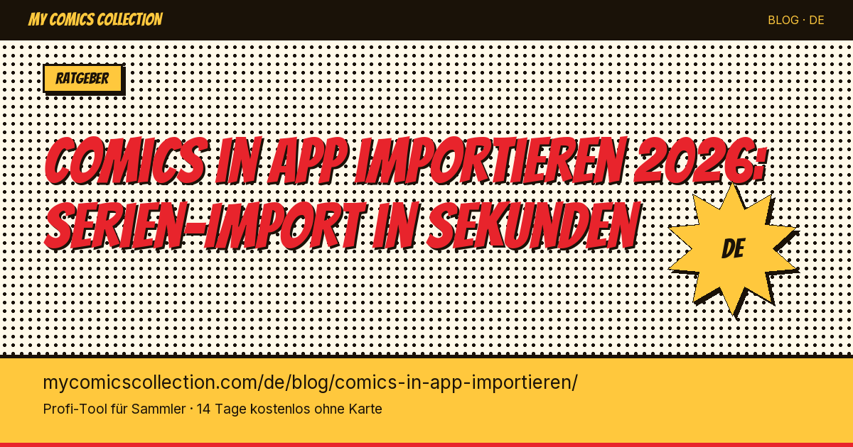 Comics in die App importieren: der schnellste Weg — Artikel-Illustration