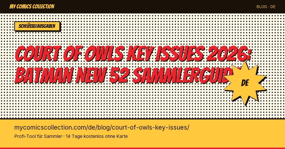 Court of Owls Key Issues: Snyders Batman-Run im Überblick — Artikel-Illustration