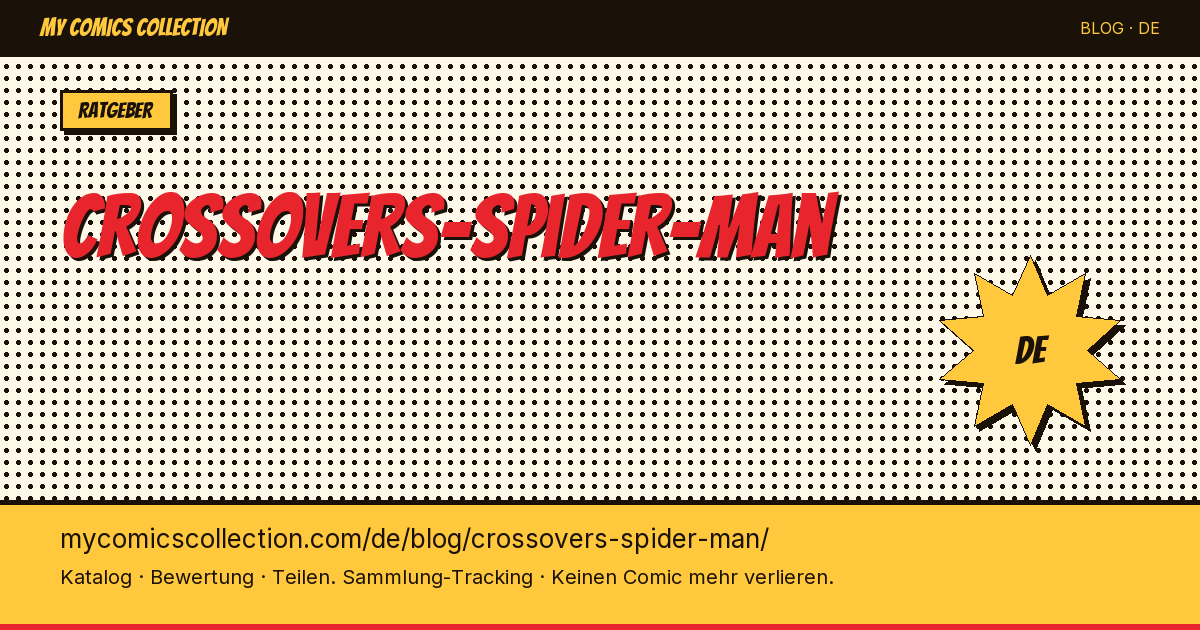 Spider-Man-Crossovers — Artikelillustration