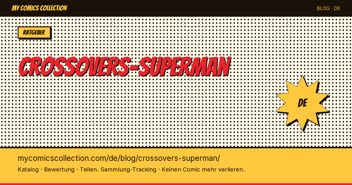 Superman-Crossovers — Artikelillustration