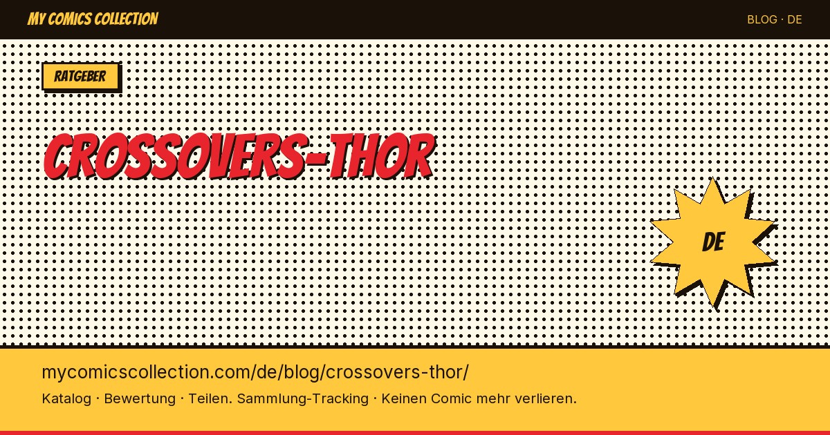 Thor-Crossovers: Die großen Team-ups des Donnergottes — Artikelillustration