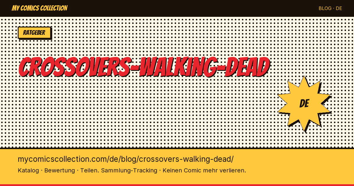 Walking Dead Crossovers — Artikelillustration