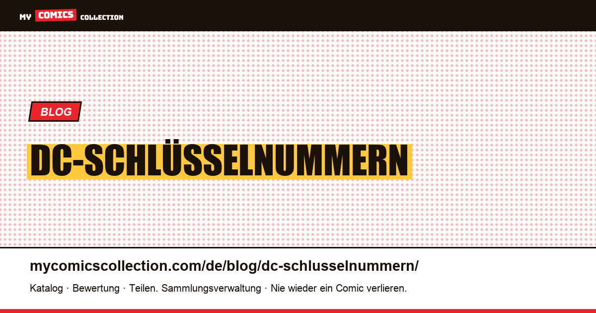 DC-Schlüsselnummern — Artikelillustration