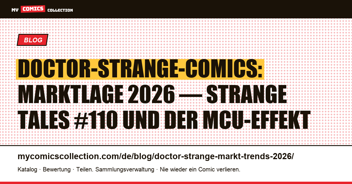 Doctor Strange: Markt und Trends 2026, Artikelillustration