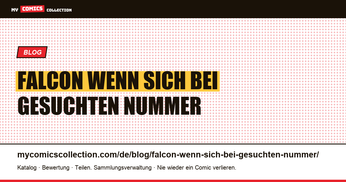 Falcon: Wenn es sich bei der gesuchten Nummer um den Lagercode eines Verkäufers handelt — Artikelillustration