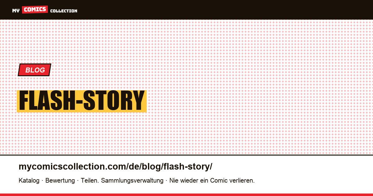 Flash-Story — Artikelillustration