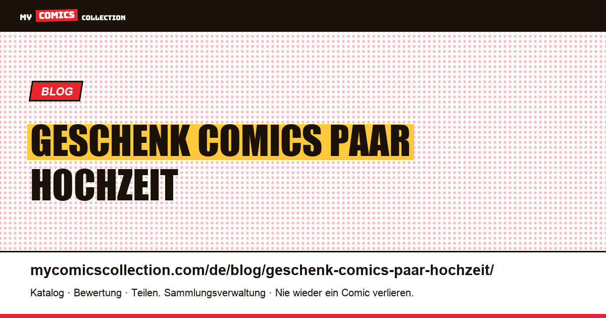Geschenk Comics Paar Hochzeit — Artikelillustration