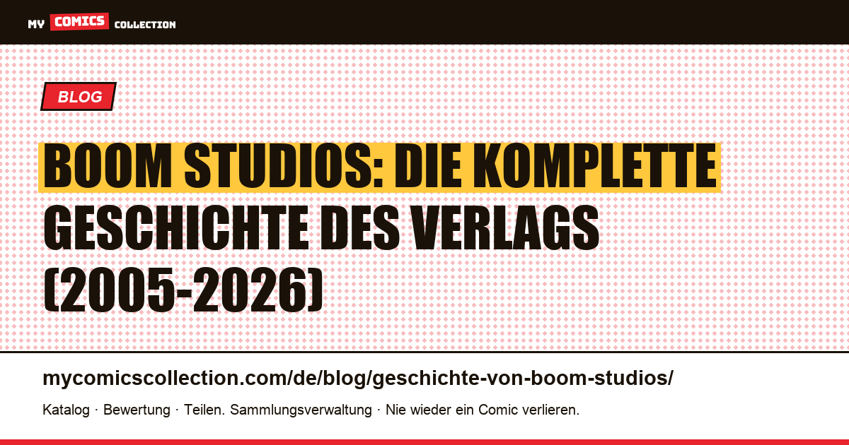 Die Geschichte von Boom Studios: von der Gründung 2005 bis Penguin Random House, Artikelillustration