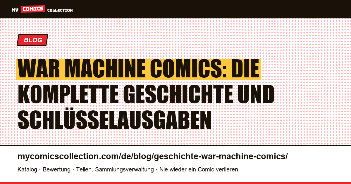 Die Geschichte von War Machine: Von James Rhodes zur militarisierten Rüstung, Artikelillustration