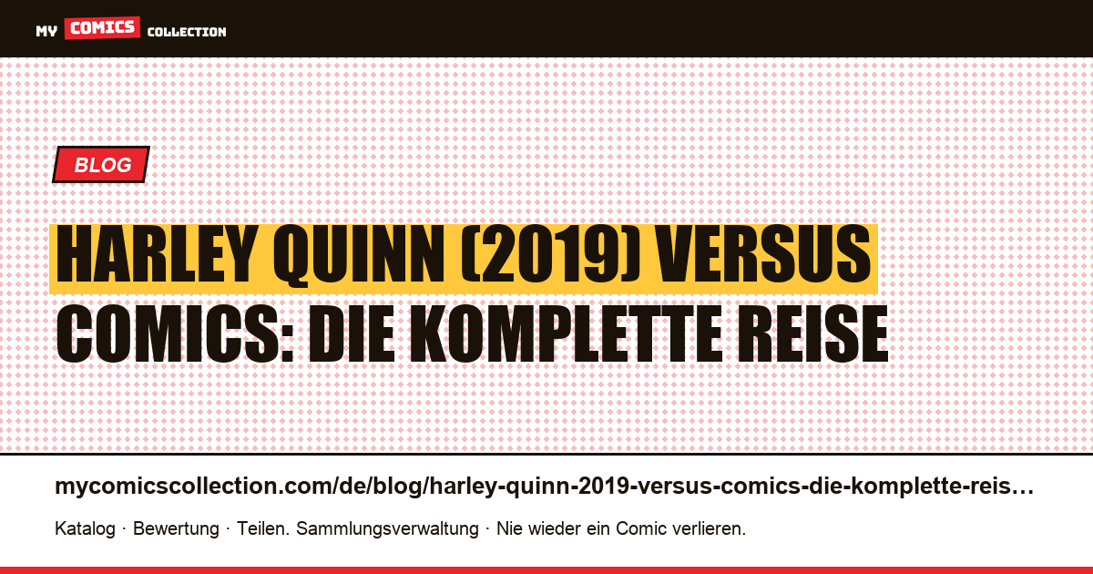 Harley Quinn (2019) versus Comics: die komplette Reise — Artikelillustration