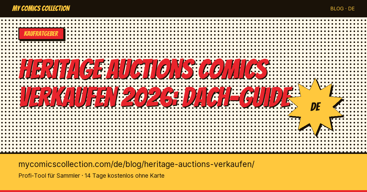 Comics bei Heritage Auctions verkaufen: der komplette Guide — Artikel-Illustration
