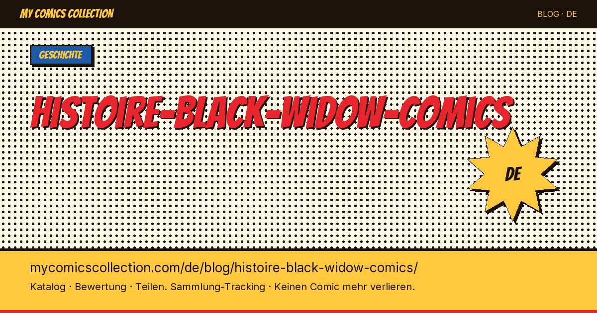 Die Geschichte von Black Widow in den Comics — Artikelillustration