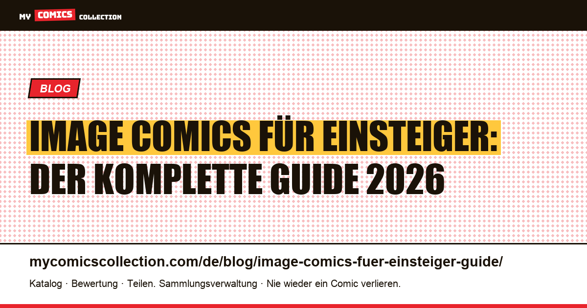 Image Comics für Einsteiger: Wo Sie 2026 anfangen sollten, Artikelillustration