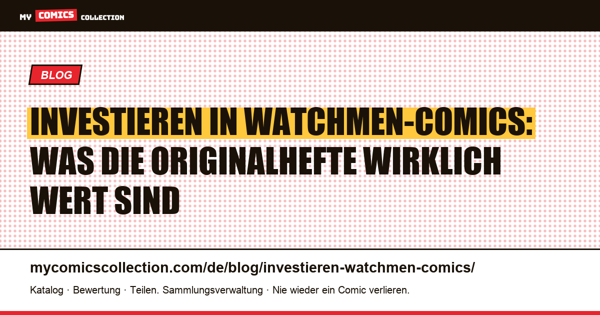 Investieren in Watchmen: Kurse, Liquiditat und Marktrealitat, Artikelillustration