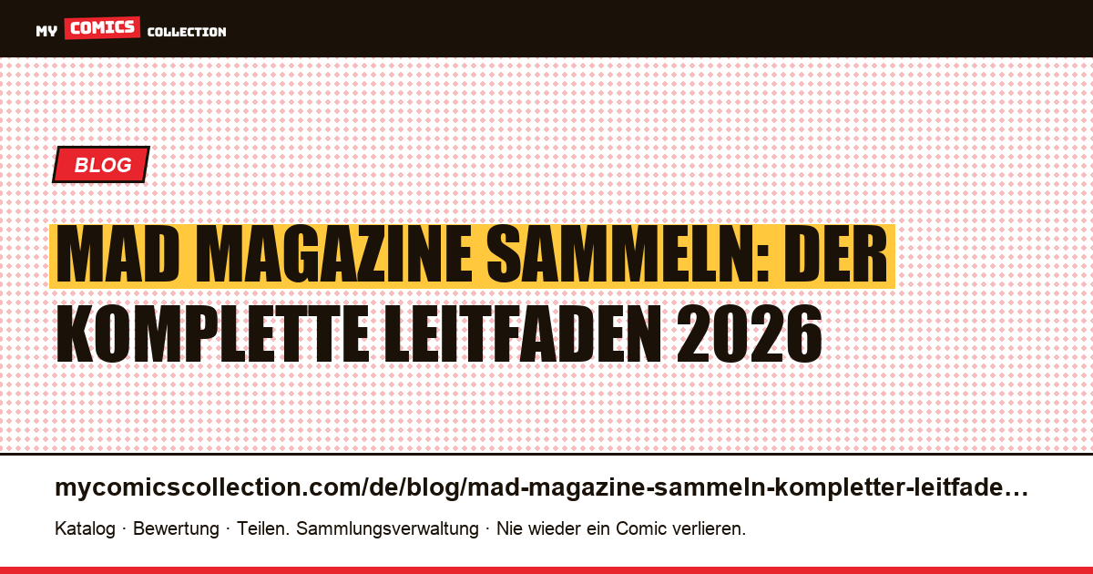 MAD Magazine sammeln: der komplette Leitfaden, Artikelillustration