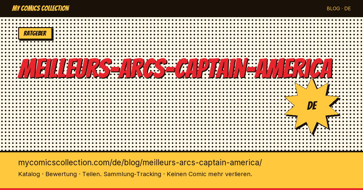 Die besten Captain America Story-Arcs — Artikelillustration