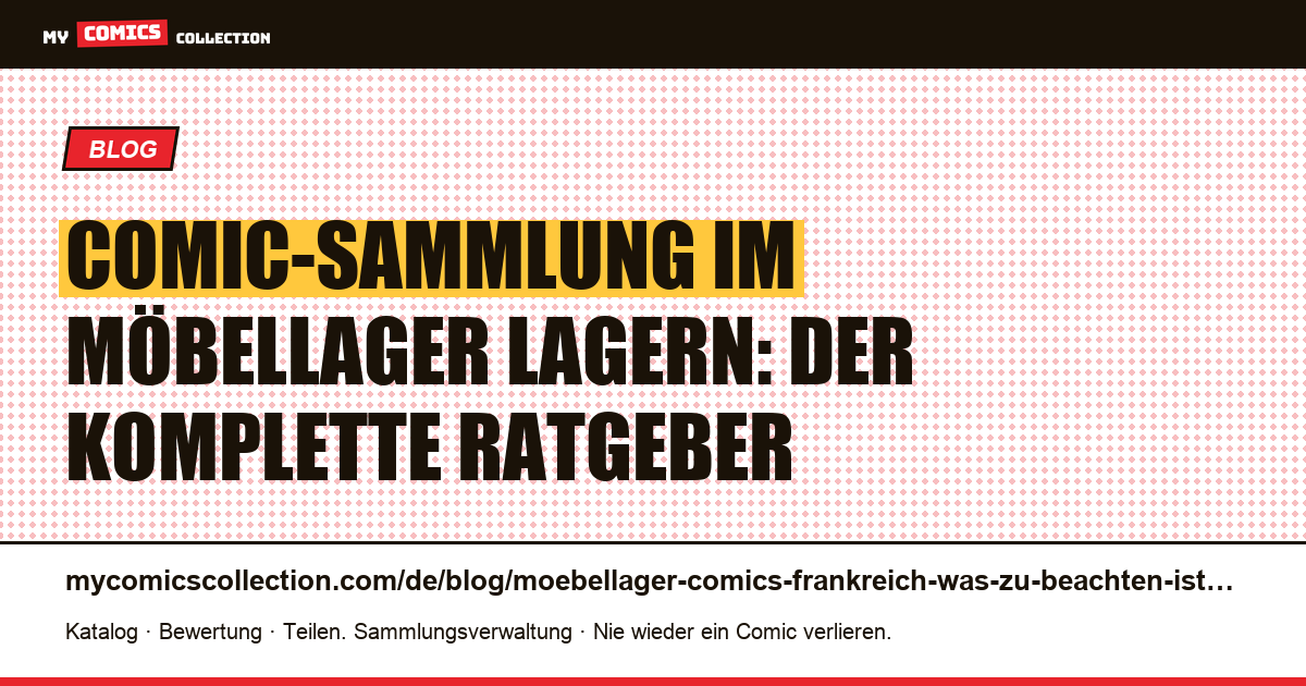 Möbellager für Comics in Frankreich: was Sie wissen müssen, Artikelillustration