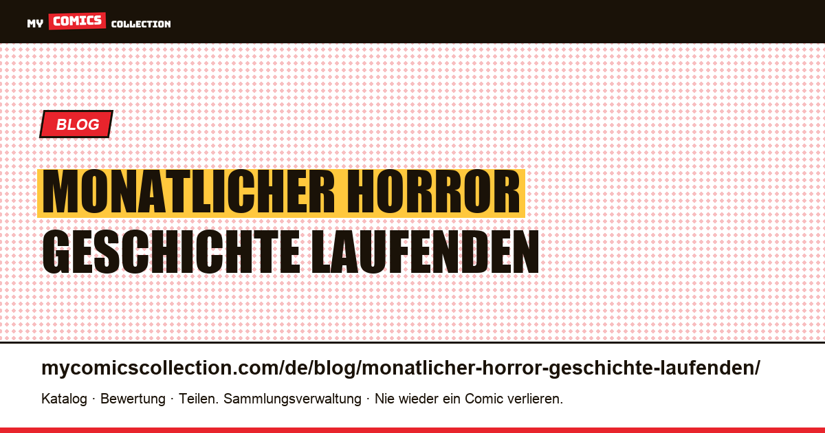 Monatlicher Horror: Eine Geschichte, die im laufenden Betrieb ihr Rohmaterial zerstört — Artikelillustration