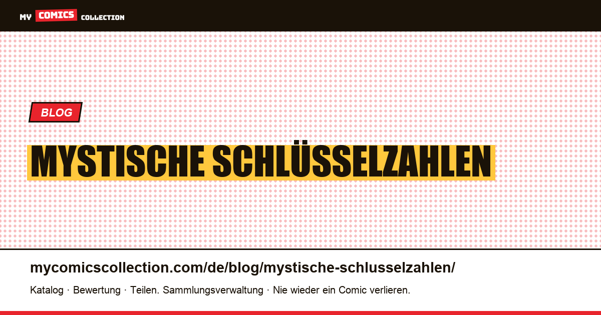 mystische Schlüsselzahlen — Artikelillustration