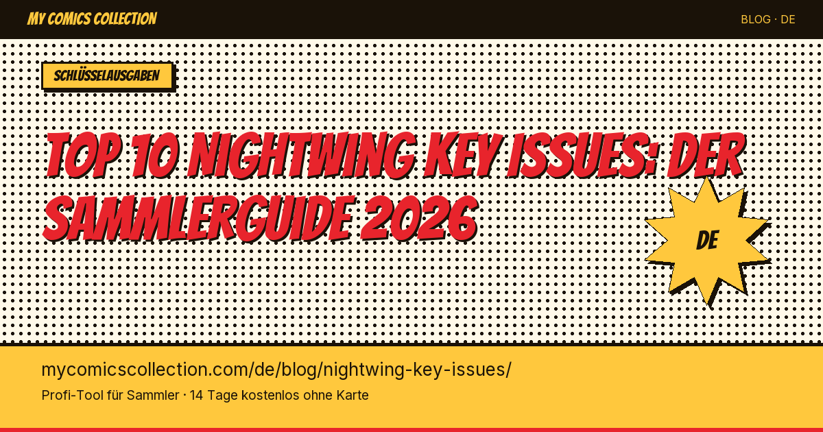 Top 10 Nightwing Key Issues zum Besitzen — Artikel-Illustration