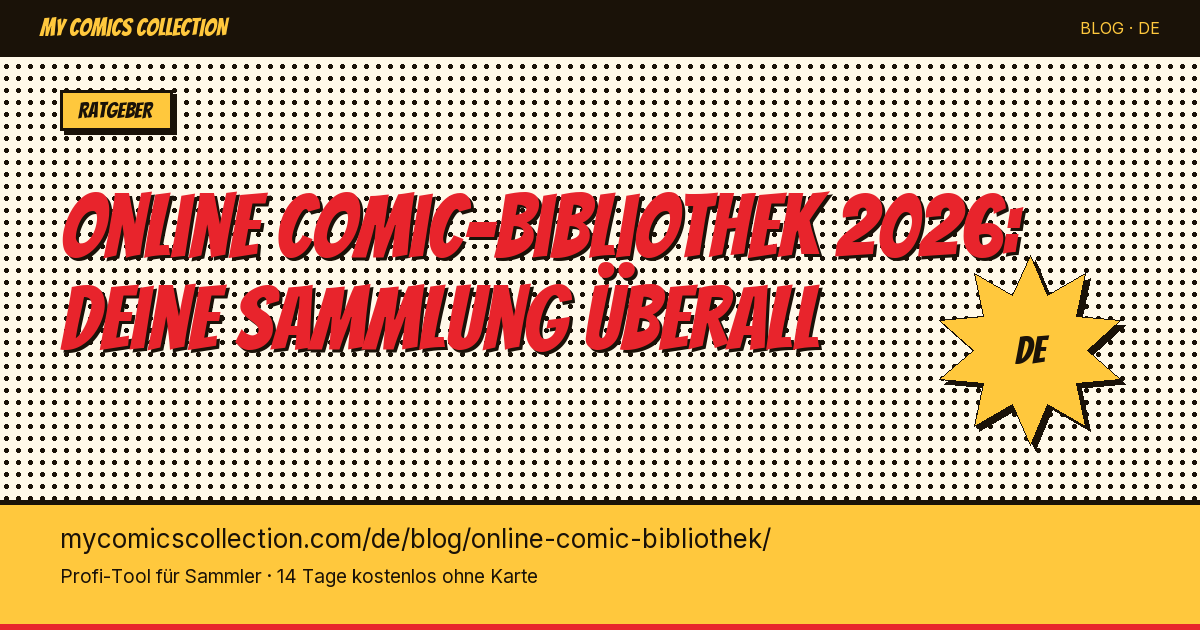 Deine Online Comic-Bibliothek: jederzeit und überall — Artikel-Illustration