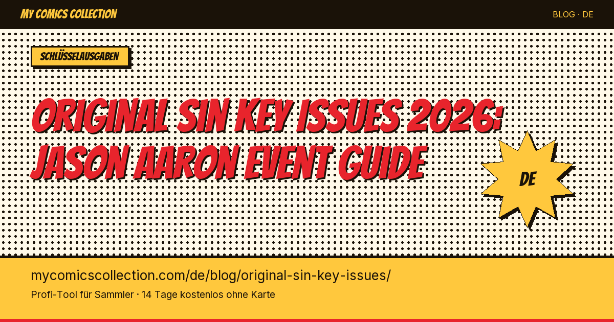 Original Sin Key Issues: Jason Aarons Marvel Event 2014 — Artikel-Illustration
